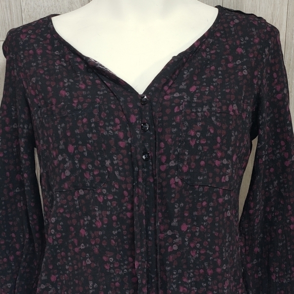 Eddie Bauer Button Up Long Sleeve Blouse - Picture 6 of 6